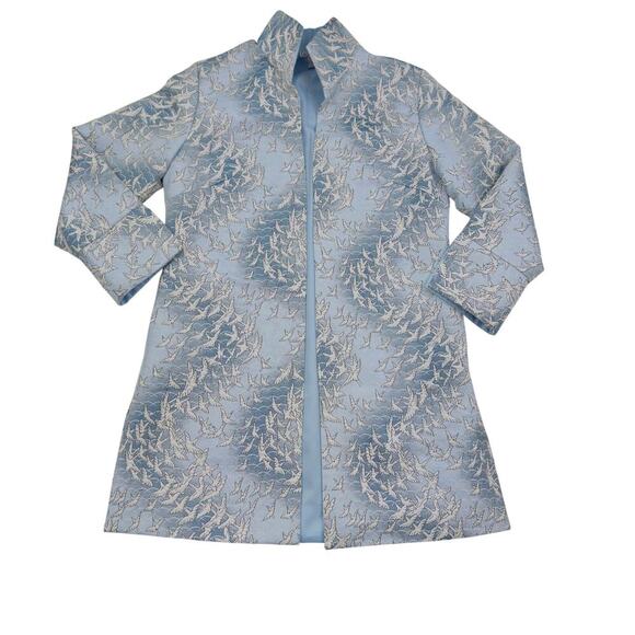 Grace Chuang Jackets & Blazers - Grace Chuang Art to Wear/Artsy Crane/Bird Print Dressy Jacket Women's SZ XS